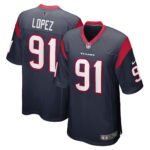 Roy Lopez Houston Texans  Player Game Jersey - Navy