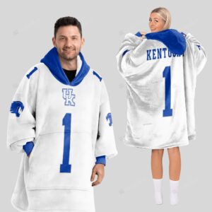Adult #1 Kentucky Football Unisex Blanket Hoodie