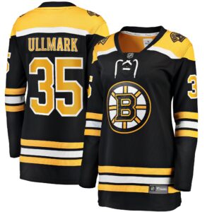 Linus Ullmark Boston Bruins Women's Home Breakaway Player Jersey - Black