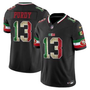 Brock Purdy # 13 San Francisco 49ers Mexico Vapor Limited Jersey V4 - All Stitched