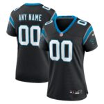 Carolina Panthers  Women's Custom Game Jersey - Black
