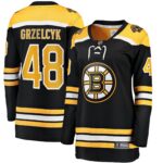 Matt Grzelcyk Boston Bruins Women's Home Breakaway Player Jersey - Black