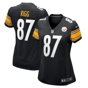 Justin Rigg Pittsburgh Steelers  Women's Game Player Jersey - Black