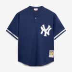 New York Yankees Bernie Williams Mitchell & Ness Navy Authentic Batting Practice Jersey