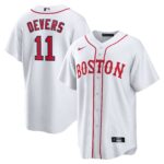Men's Boston Red Sox Rafael Devers  White 2021 Patriots' Day Official Replica Player Jersey