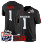 Roman Hemby #1 Ndiana Hoosiers IH 2026 Peach Bowl Vapor Limited Jersey - All Stitched