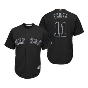 Boston Red Sox Rafael Devers Carita Black 2019 Players Weekend Jersey