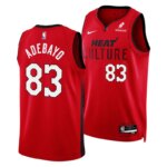Bam Adebayo HEAT Culture: Blood Red “83-Point Game” Swingman Jersey