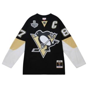Blue Line Sidney Crosby Pittsburgh Penguins 2008 Jersey