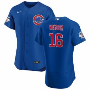Men's Chicago Cubs #16 Patrick Wisdom  Alternate Jersey