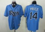 Tampa Bay Rays #14 David Price Light Blue Cool Base Stitched Jersey