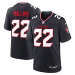 Jacob Phillips Houston Texans Game Jersey -  Navy