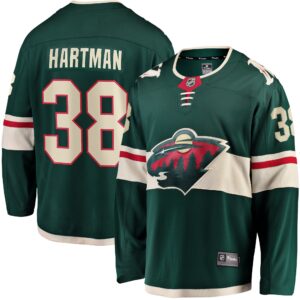 Ryan Hartman Minnesota Wild Home Breakaway Player Jersey - Green