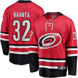 Antti Raanta Carolina Hurricanes Home Breakaway Player Jersey - Red