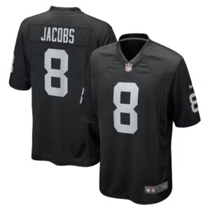 Josh Jacobs Las Vegas Raiders  Game Player Jersey - Black