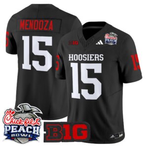 Fernando Mendoza #15 Ndiana Hoosiers IH 2026 Peach Bowl Vapor Limited Jersey - All Stitched