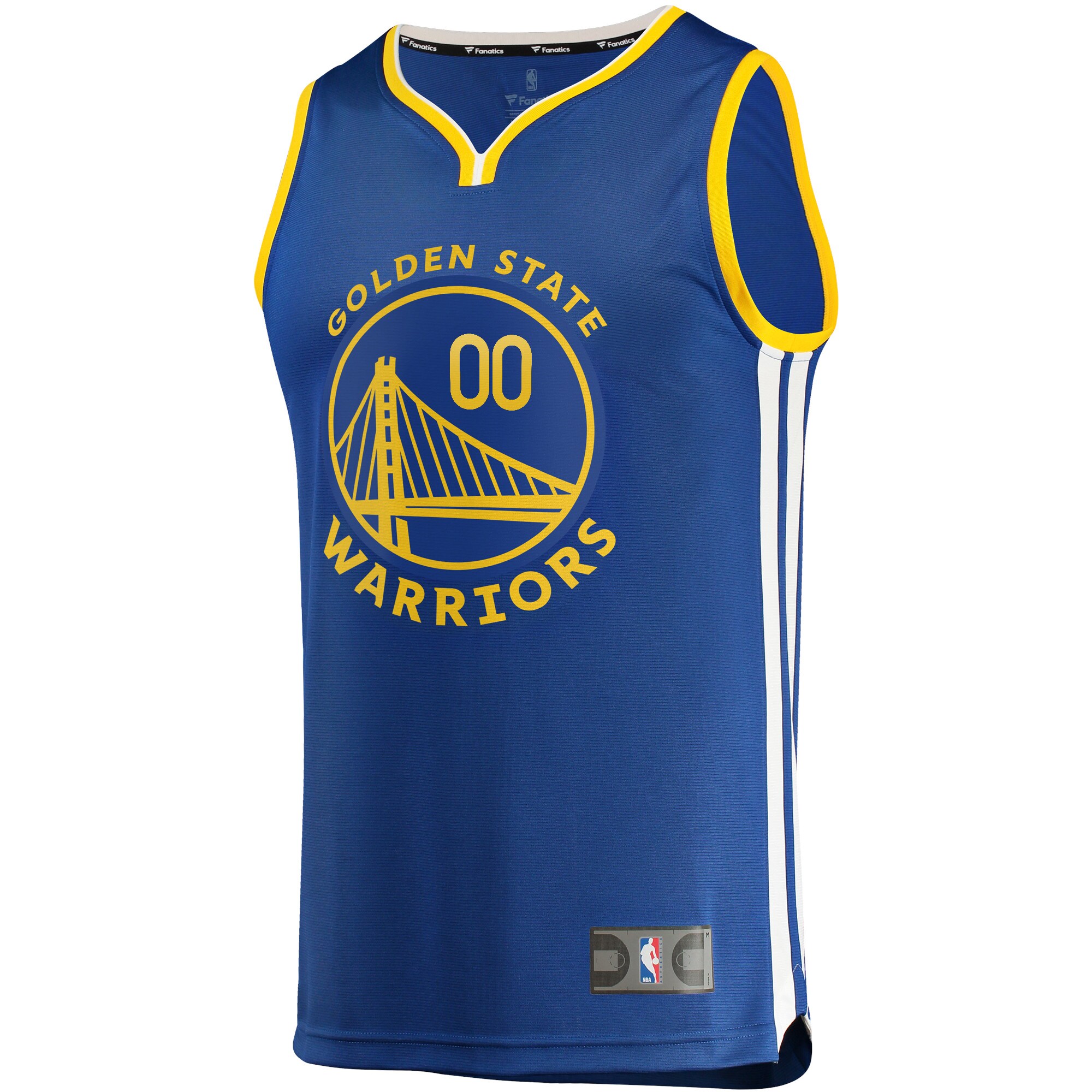 Jonathan Kuminga Golden State Warriors 2021/22 Fast Break Replica Jersey - Icon Edition - Royal - Image 2