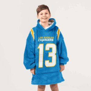 Kid 13 Los Angeles Football Unisex Blanket Hoodie