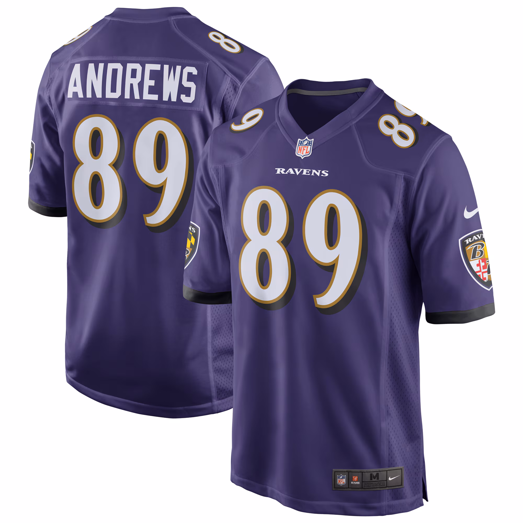 Mark Andrews Baltimore Ravens Game Jersey - Purple