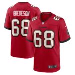 Ben Bredeson Tampa Bay Buccaneers  Game Jersey -  Red