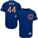 Chicago Cubs #44 Anthony Rizzo Blue Flexbase 2017 Gold Program Stitched Jersey