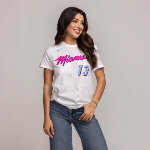 Bam Adebayo Original Vice Name & Number Women's Tee