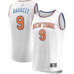 RJ Barrett New York Knicks  Fast Break Player Jersey - Association Edition - White