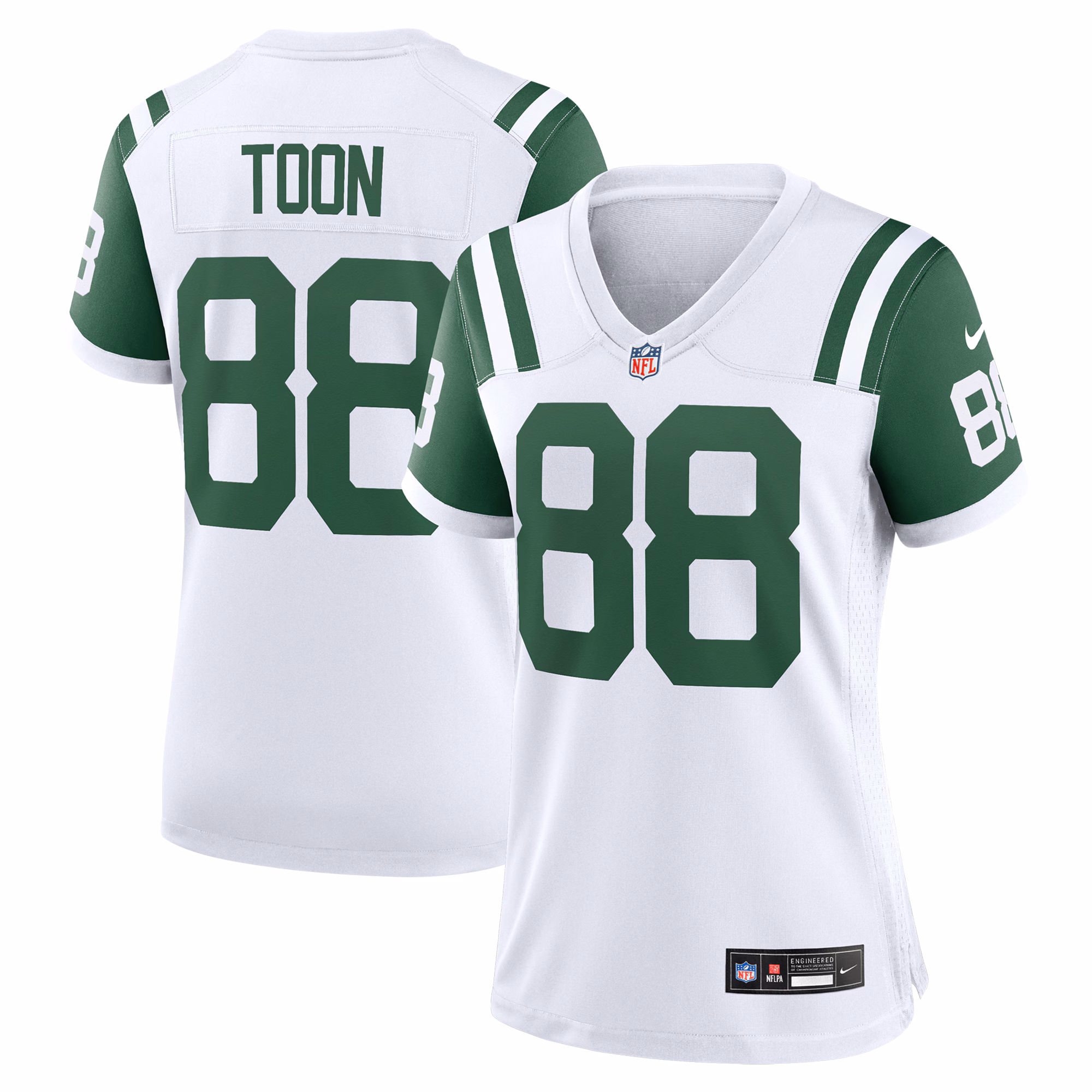 Al Toon New York Jets Women's Classic Alternate Retired Player Game Jersey - White