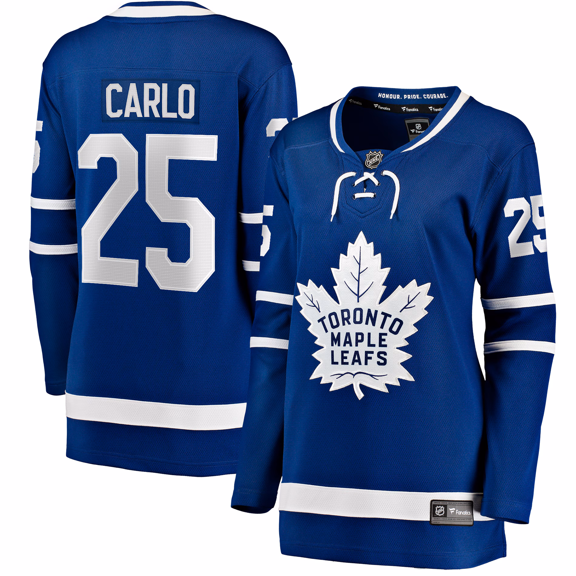 Women's Toronto Maple Leafs Brandon Carlo #25 Fanatics Blue Home Breakaway Player Jersey