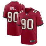 Logan Hall Tampa Bay Buccaneers  Game Player Jersey - Red