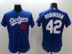Los Angeles Dodgers #42 Jackie Robinson Blue Flexbase Collection Stitched Jersey