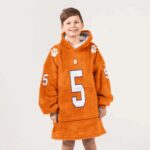 Kid 5 Clemson Football Unisex Blanket Hoodie