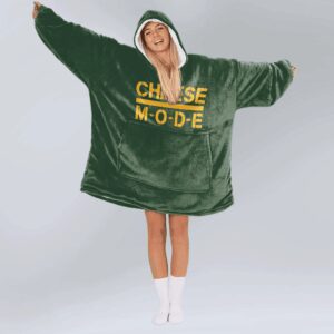 Cheese Mode Green Bay Blanket Hoodie