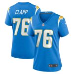 Will Clapp Los Angeles Chargers  Women's Game Jersey - Powder Blue