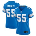 Derrick Barnes Detroit Lions Women's Team Game Jersey -  Blue