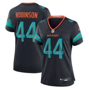 Chop Robinson #14 Miami Dolphins Women's 2025 Rivalries Collection Game Jersey - Pitch Blue