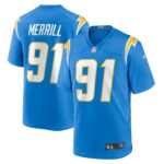 Forrest Merrill Los Angeles Chargers  Player Game Jersey - Powder Blue
