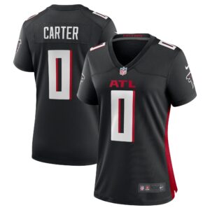 Lorenzo Carter Atlanta Falcons Women's Game Player Jersey - Black