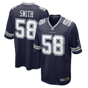 Mazi Smith Dallas Cowboys  2023 Draft First Round Pick Game Jersey - Navy