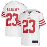 Christian McCaffrey San Francisco 49ers Youth Game Jersey - White