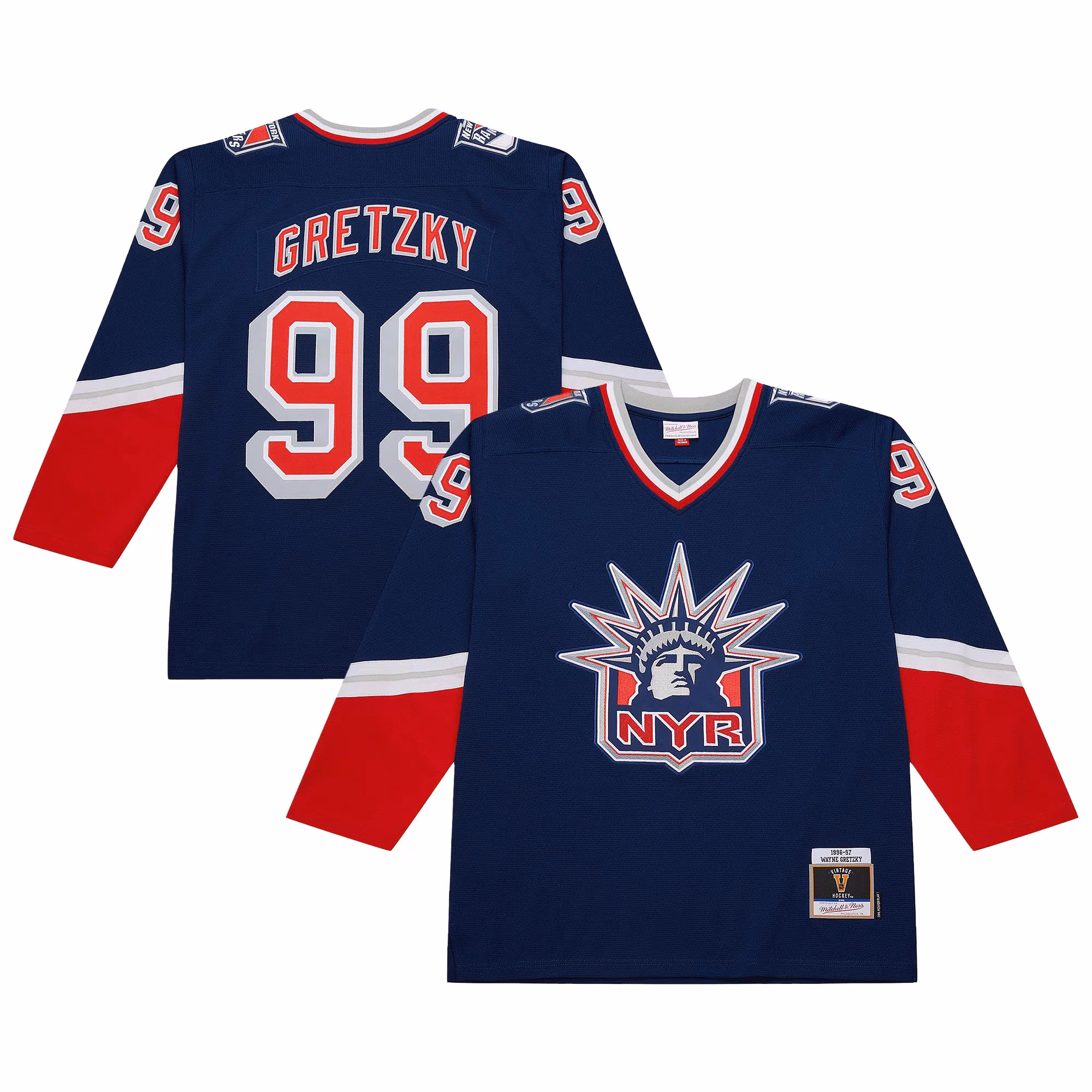 Youth New York Rangers Wayne Gretzky #99 Mitchell & Ness 1996/97   Power Play Player Jersey