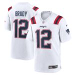 Tom Brady New England Patriots Retired Game Jersey - White
