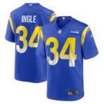 Tanner Ingle Los Angeles Rams  Home Game Jersey - Royal