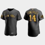 Men's New York Yankees #14 Marwin Gonzalez 2022 All-Star Game Flex Base Jersey - Black