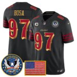 Nick Bosa #97 San Francisco 49ers United States 250th Anniversary Patch Vapor Limited Jersey - All Stitched