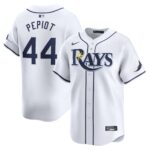 Men's Tampa Bay Rays #44 Ryan Pepiot  White Home Limited Player Jersey