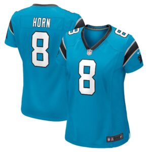 Jaycee Horn Carolina Panthers  Women's Game Player Jersey - Blue