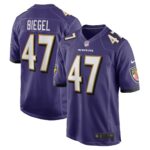 Vince Biegel Baltimore Ravens  Player Game Jersey - Purple