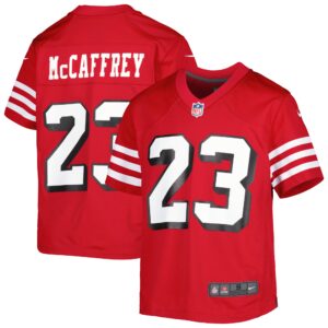 Christian McCaffrey San Francisco 49ers Youth Game Jersey - Scarlet