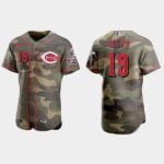 Joey Votto Cincinnati Reds 2021 National Armed Forces Day Jersey - Camo